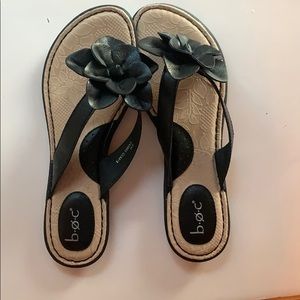 Black Flip Flops